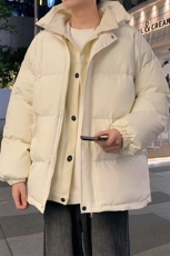 ！2025秋冬新款男士假两件棉衣加厚保暖棉服外套MY1248特P85，男装棉衣，电商B220