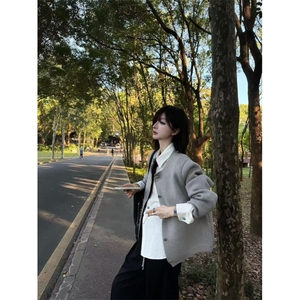 潮流百搭慵懒日系流行新款时尚文艺insmiu系针织开衫气质原宿简约图片