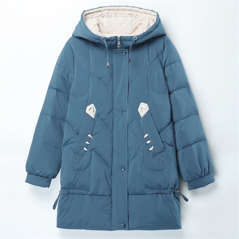 2020冬装新款加绒保暖百搭连帽棉衣/棉服,女装棉衣/棉服,姿萝菲