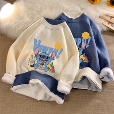控78假两件毛衣男大码加绒针织衫男毛线衣M80077-P55加绒P70，男装针织衫/毛衣，电商A040