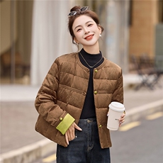 2025年冬季新中式短款羽绒服，女装羽绒服，依如秀(原杭风阁)