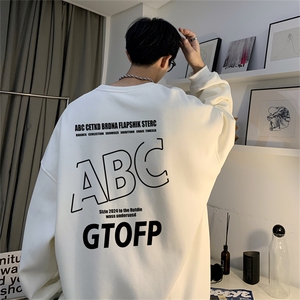秋季新款 320G华棉圆领卫衣面布棉WH2480-P35控58图片