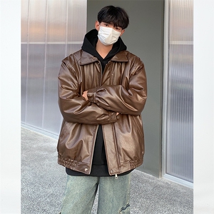 常规PY03-P88 加棉MY03-P118  现货 皮夹克皮棉衣棉服图片