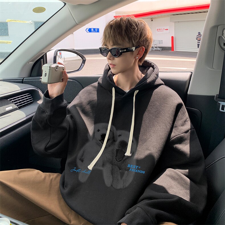 连帽卫衣男大码胖子帽衫大号运动服WY2455-P35,男装卫衣,电商A040