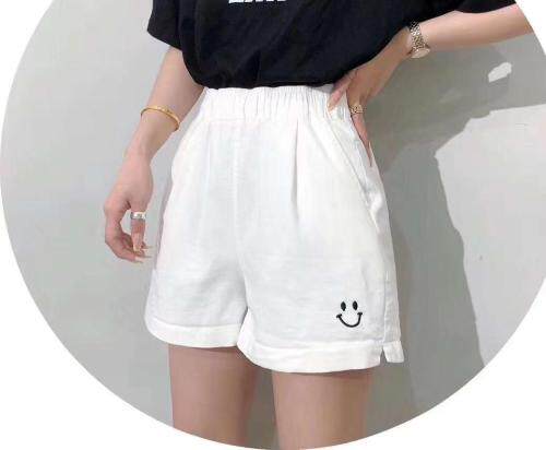 夏季笑脸短裤，女装，菲库feiku
