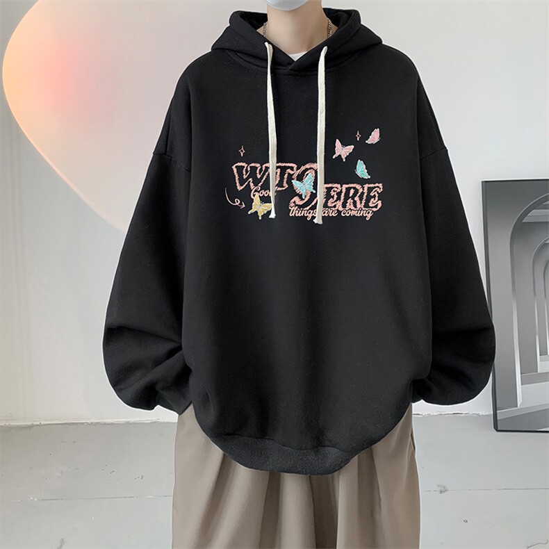 连帽卫衣男大码胖子帽衫大号运动服WY2443-P35,男装卫衣,电商A040