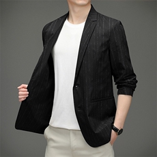 上衣单排扣2023年翻领口袋长袖春季中老年时尚西服SL8212，男装西服，钱塘6003（原4033）