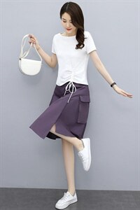 2025年夏季新款女装时尚休闲气质两件套套装图片