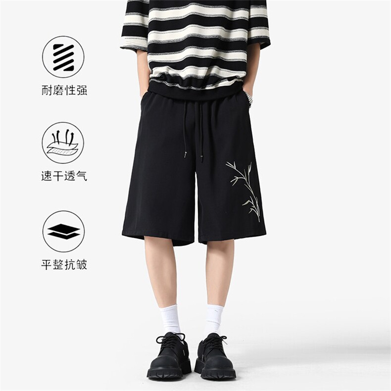 2025夏季新款风冰丝休闲短裤XZ806-DK36001-特p25-控48,男装牛仔裤,四季星座806