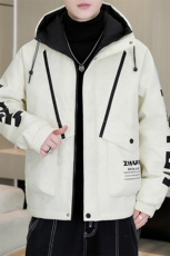 高品质男式加绒加厚夹克男时尚潮流加厚棉衣男外套MY1689-P83，男装夹克，星座310B-3