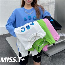 【现货】ABC牙刷绣卫衣，5个色，女装卫衣/绒衫，MISS T+