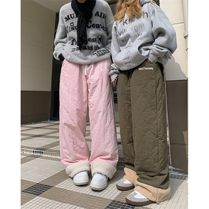 冬季加绒加厚防水葫芦纹夹棉休闲裤 XZ604-K119-特P50控88图片