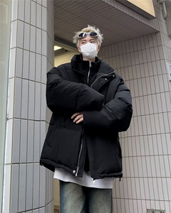 新款棉衣男冬季棉袄外套韩版潮流假两件面包服  YM223 P95图片