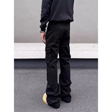 春季新款水洗复古潮牌微修多口袋直筒裤子-XZ121-网图，男装休闲裤，星座1002-2