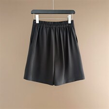时尚减龄新中式风套装女夏季新款格纹拼接立领上衣短裤两件套潮图片