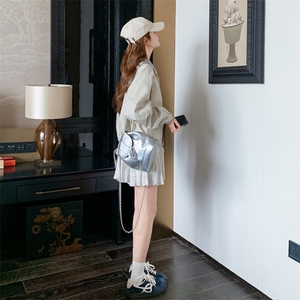 两面穿小个子工装外套女2025秋季新款韩版chic学院风休闲百搭夹克图片