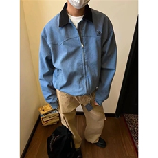 现货+秋款水洗帆布惠灵顿马丁夹克外套W1313/特P85，男装夹克，电商B350