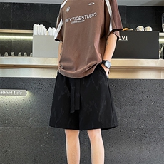 夏日男士冰丝休闲速干扎染美式短裤休闲裤时尚宽松短裤P30，男装休闲裤，电商B319