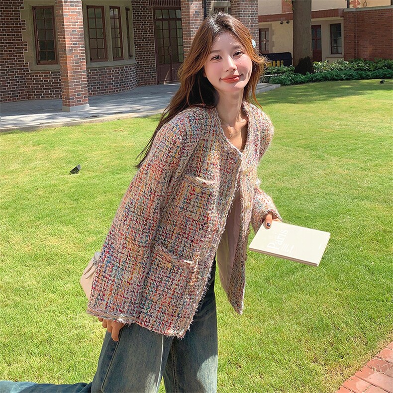 法式浪漫碎花连衣裙女小个子2025春秋新款气质减龄海边度假风裙子,女装短外套,天使之佳话