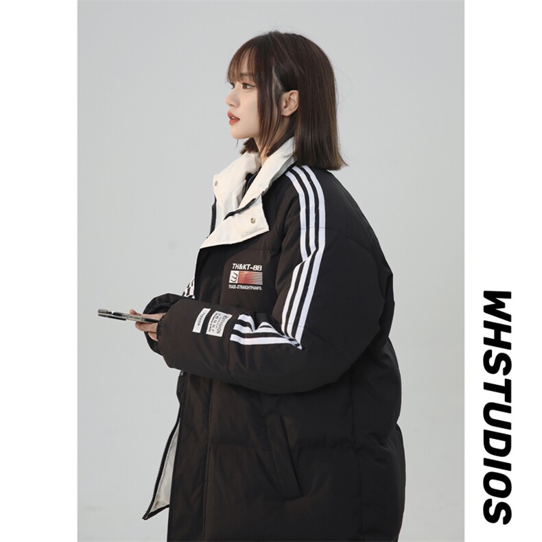 运动棉衣男女中性风棉服小牛津覆膜面料冲锋棉袄面包服-1607A-P80,男装棉衣,星座207