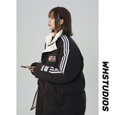 运动棉衣男女中性风棉服小牛津覆膜面料冲锋棉袄面包服-1607A-P80，男装棉衣，星座207