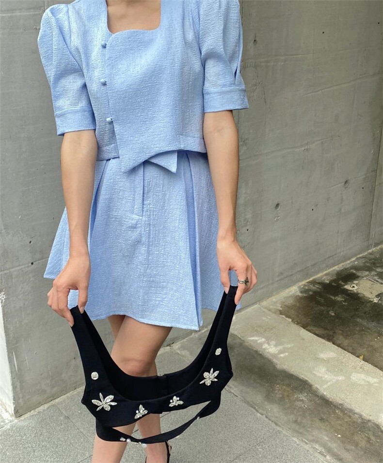 风叠穿～钉珠套装，女装职业装，GN