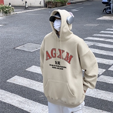冬季新品加厚保暖连帽卫衣XZ203-W660加绒-P58，男装卫衣，星座203
