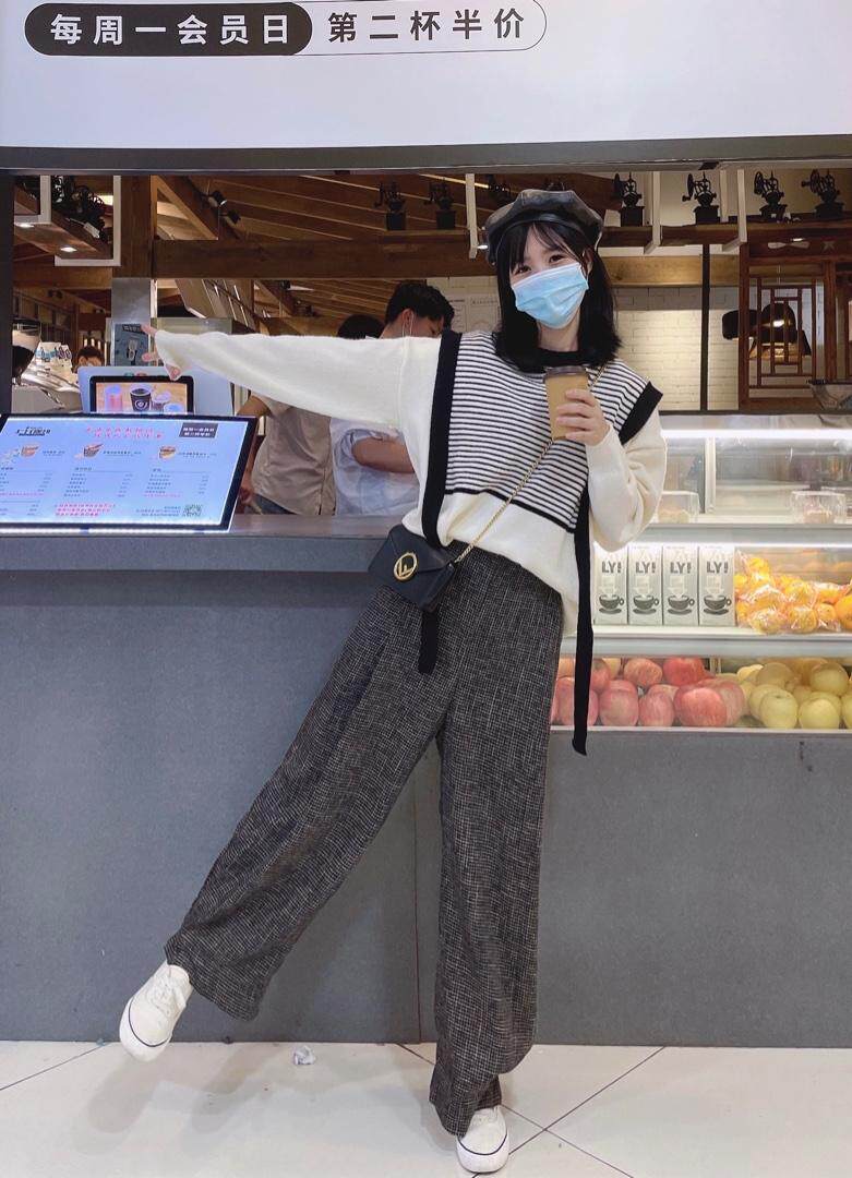 【现货】假2件披肩毛衣，女装针织衫/毛衣，ONE