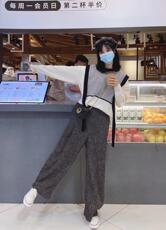 【现货】假2件披肩毛衣，女装针织衫/毛衣，ONE