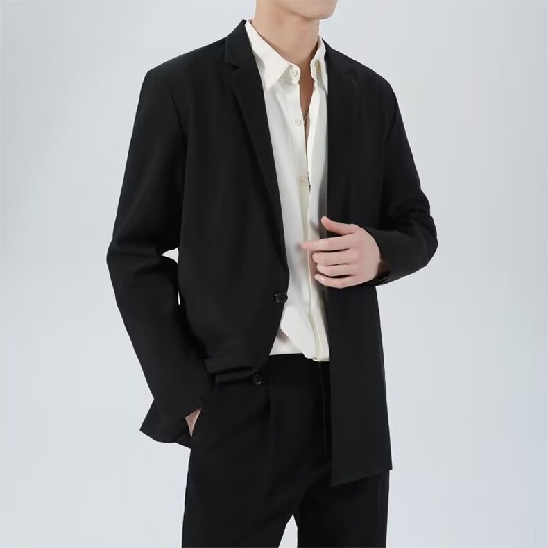 男韩版潮流宽松百搭青少年高级感休闲小西服DX16-P60,男装西服,星座1109-3