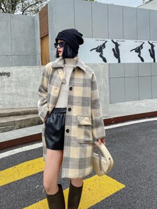 冬季新款大衣俩色图片