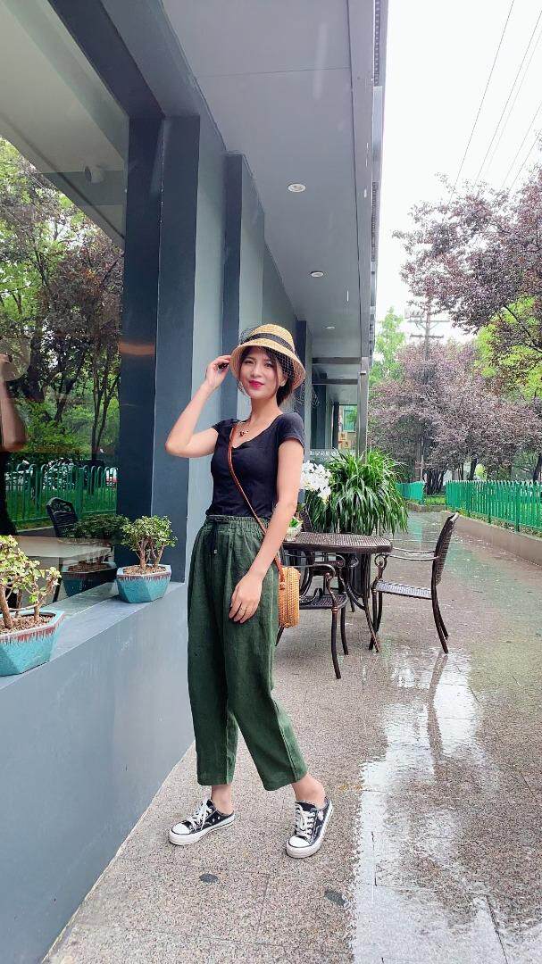 纯苎连衣裙小衫裤子裙子衬衣 时尚风 风淑女风休闲风，女装连衣裙，川哲