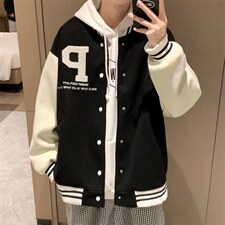 新款美式复古棒球服男夹克春秋潮牌刺绣飞行员宽松外套WT0572-p55，男装夹克，星座1008-2