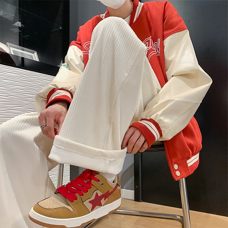 8XL-M秋款特大码胖子运动裤灯芯绒卫裤男9028P45控58，男装休闲裤，电商D206-1