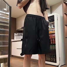 短裤夏男裤薄款宽松跑步篮球弹力运动短裤D729P35，男装牛仔裤，星座1116-2