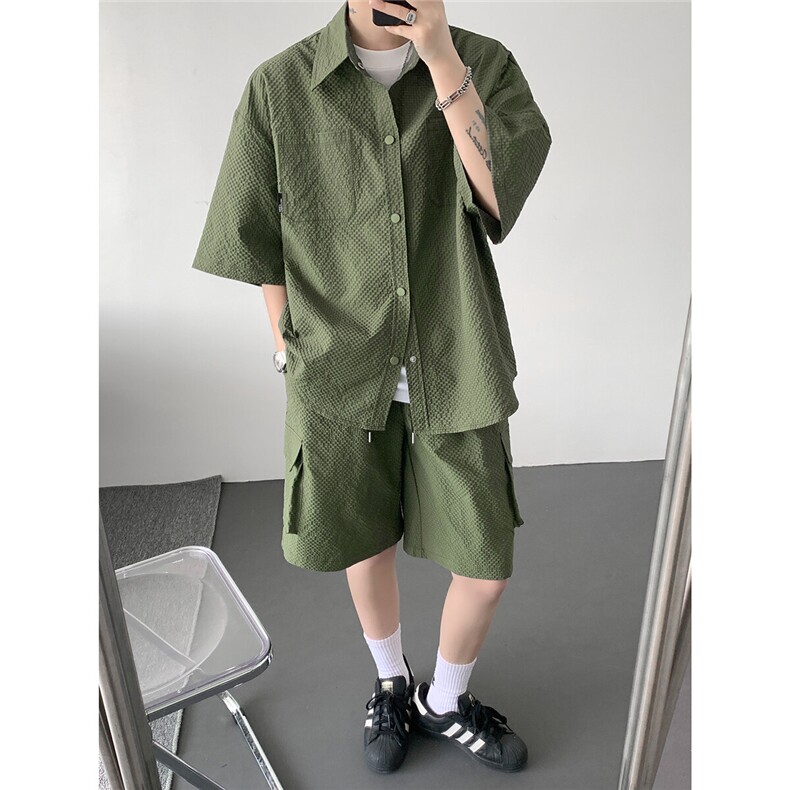 现货TZ25116-P52特批-控88大码工装机能套装速干两件套,男装休闲套装,电商D232