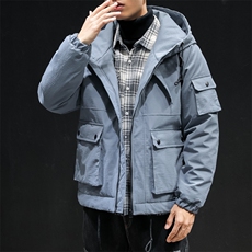 大货2019冬新款工装棉衣男日系大码连帽棉服6025-my916-p115控159，男装棉衣，星座311A