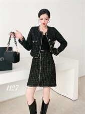 【现货】秋季新品小香风套装女气质，女装职业装，珍·洛曼