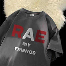 可设48小时发货支持抖音得物来样二开230克重磅美式短袖t恤MT319，男装T恤，电商A486-1