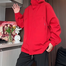 JK9083/P65秋装新款夹克男防水防水冲锋衣外套潮学生大码上衣，男装夹克，电商A141