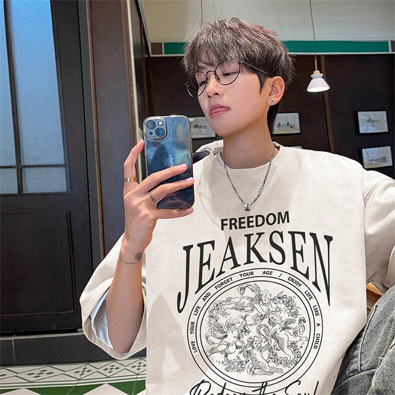 高品质220克得物抖音品质xz605-djp272-特批23控39,男装T恤,星座605(原A050)
