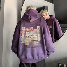 420克麂皮绒潮牌重磅连帽卫衣力推大码男XZ517A-2-JP9905-P55，男装卫衣，星座517A-2