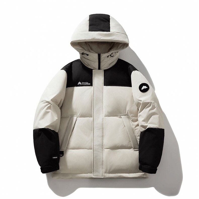羽绒服男冬季新款港风宽松白鸭绒情侣外套YR920-P160(控价208元）,男装羽绒服,星座214-3