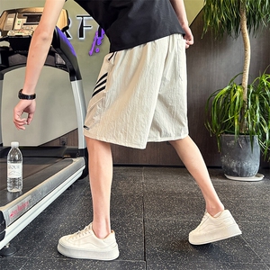 D509-P48            夏季新款短裤男潮流宽松直筒五分裤速干短裤图片