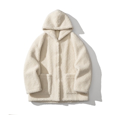 白底派克服连帽大口袋皮毛一体棉衣男轻奢棉服男77940P158控218，男装棉衣，星座226-1