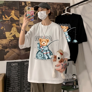 Q11251-P30 春夏季七分袖t恤男大码五分袖男短袖中袖图片