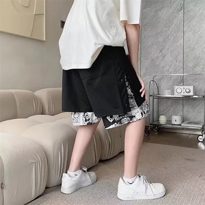 休闲裤男夏季潮气质ins简约新款文艺青春流行短裤LDK31P30图片