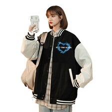 中性风 春秋季情侣棒球服男女休闲夹克女时尚外套男BQF300-P50,男装夹克,电商B371