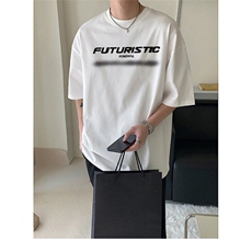 宽松体恤情侣打底衫夏季新款ins韩版百搭短袖T恤男半袖-TX04-P28，男装T恤，电商D321A