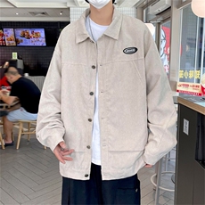 春秋季百搭休闲宽松灯芯绒夹克男士JK151-P60，男装夹克，星座1204